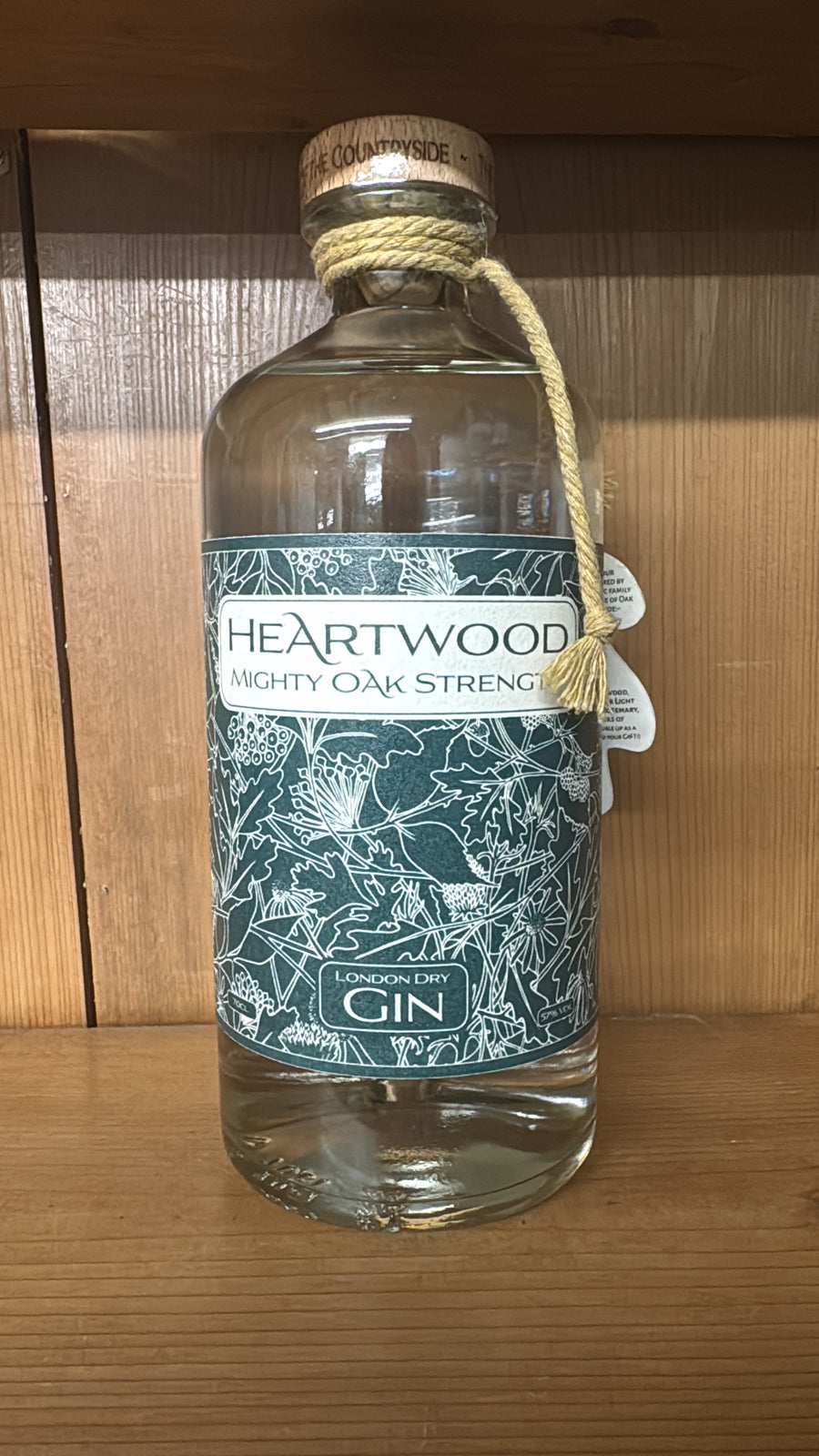 Heartwood Mighty Oak Strength Gin - 70cl